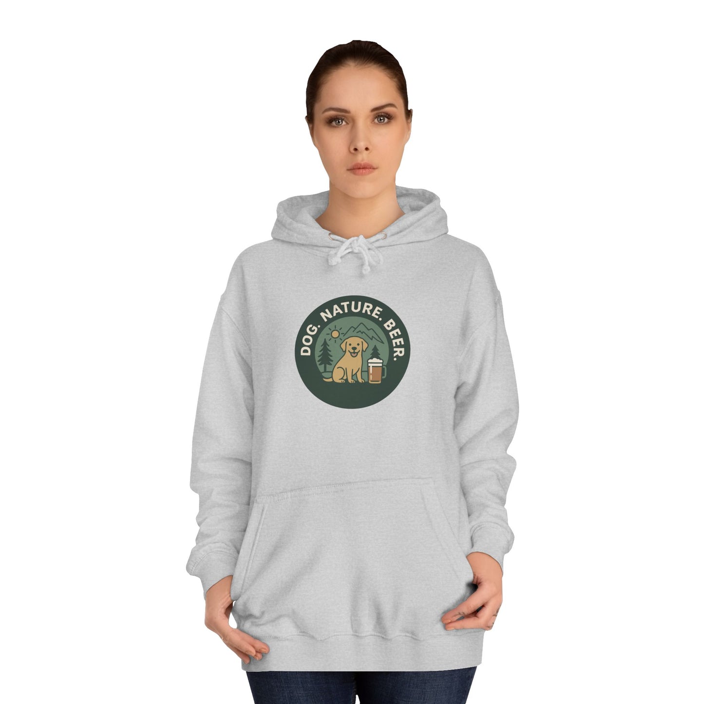 Dog. Nature. Beer. Hoodie