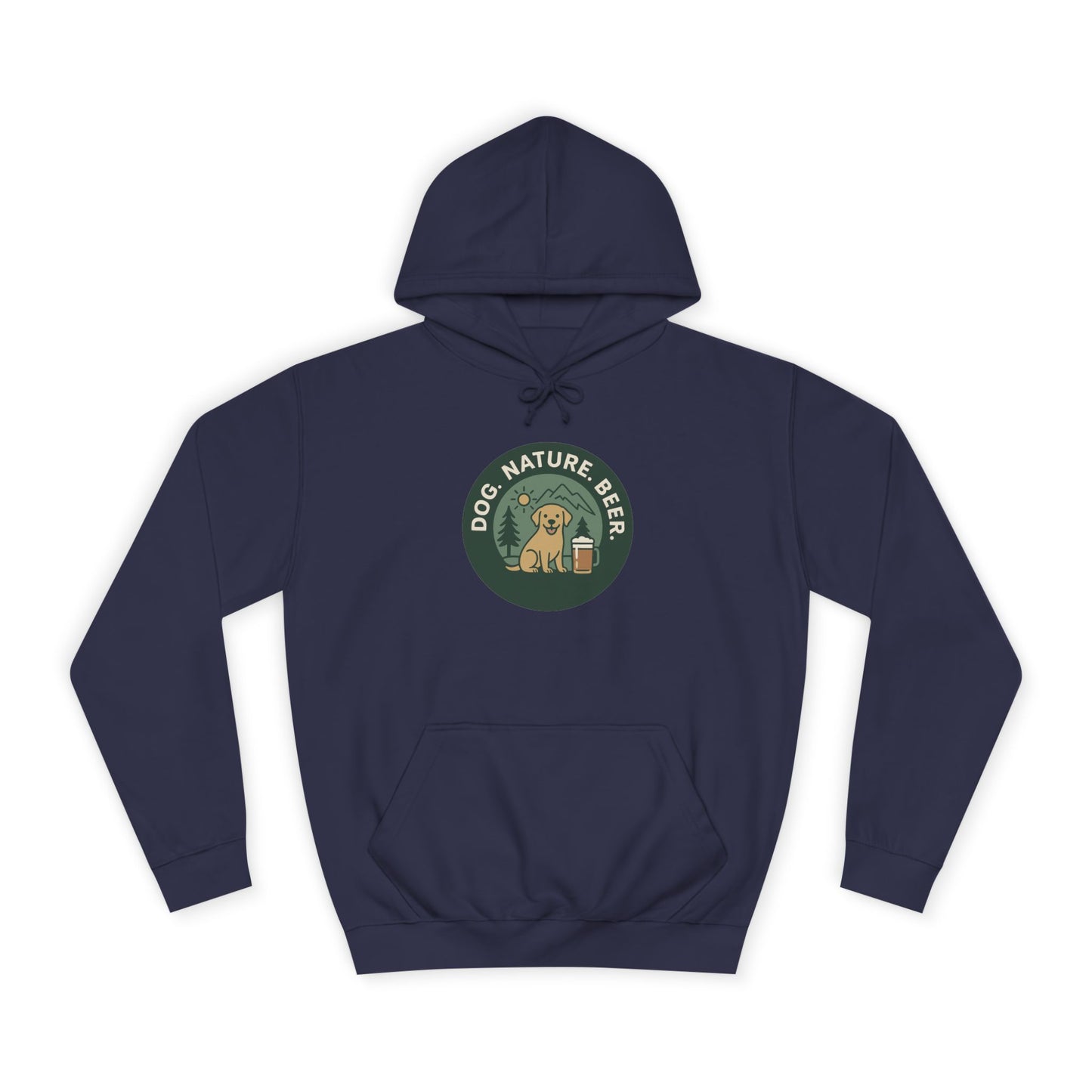 Dog. Nature. Beer. Hoodie