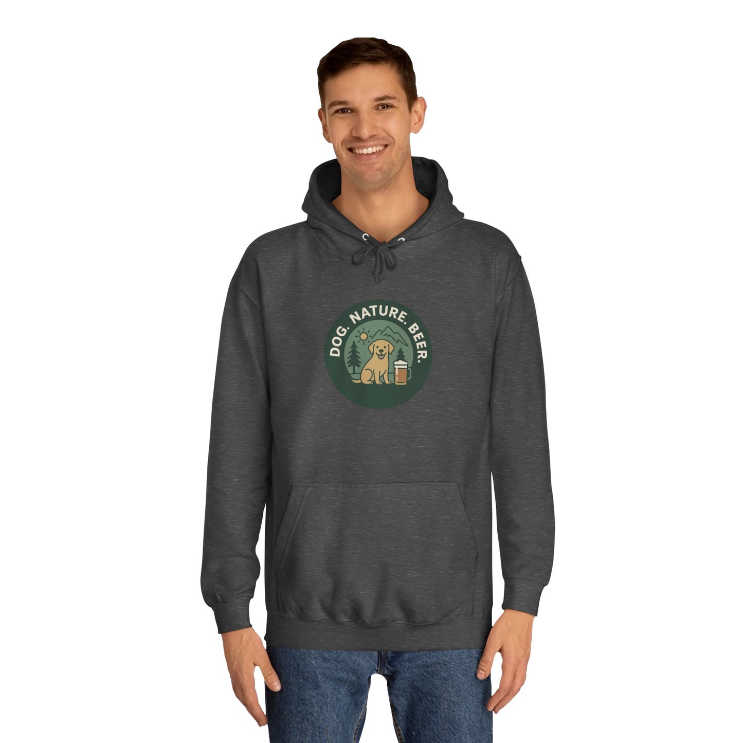 Dog. Nature. Beer. Hoodie