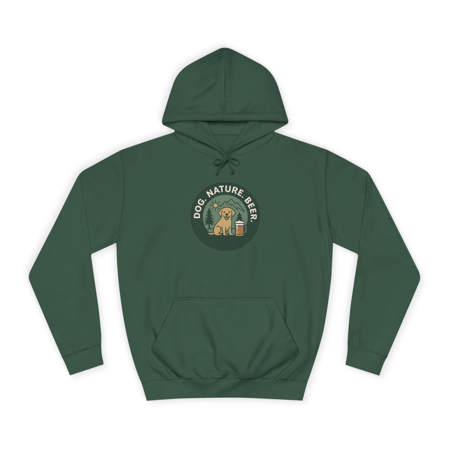 Dog. Nature. Beer. Hoodie