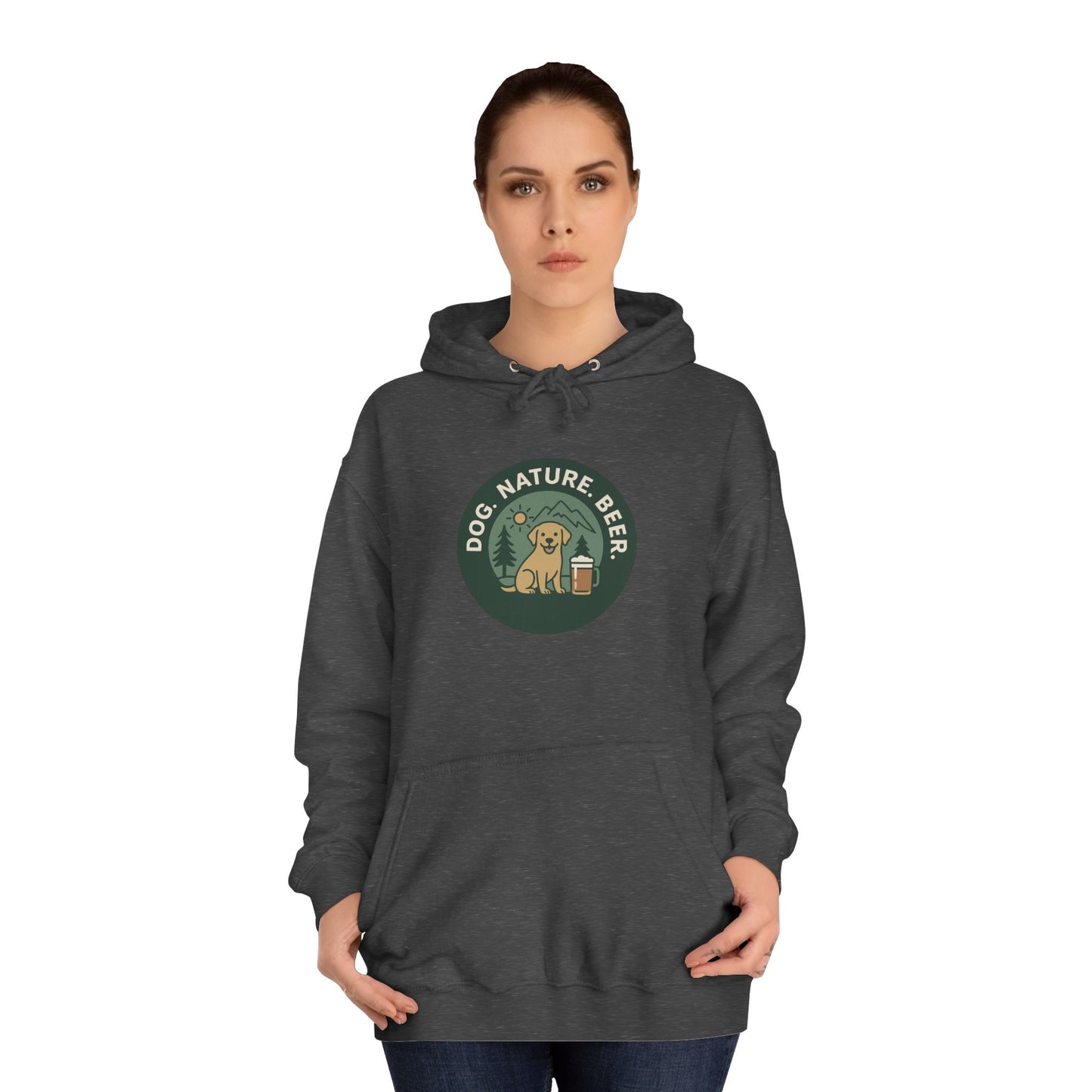 Dog. Nature. Beer. Hoodie