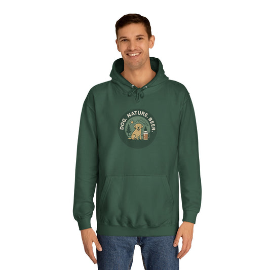 Dog. Nature. Beer. Hoodie