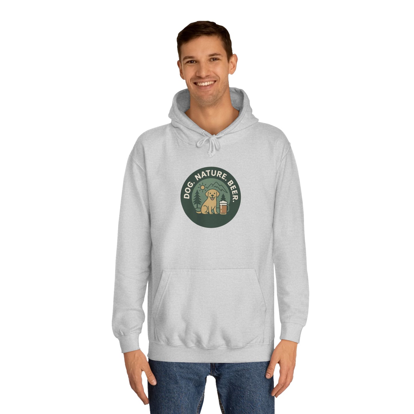 Dog. Nature. Beer. Hoodie