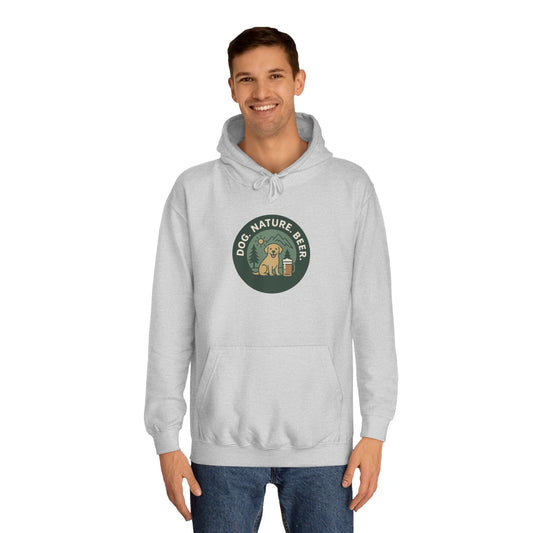 Dog. Nature. Beer. Hoodie