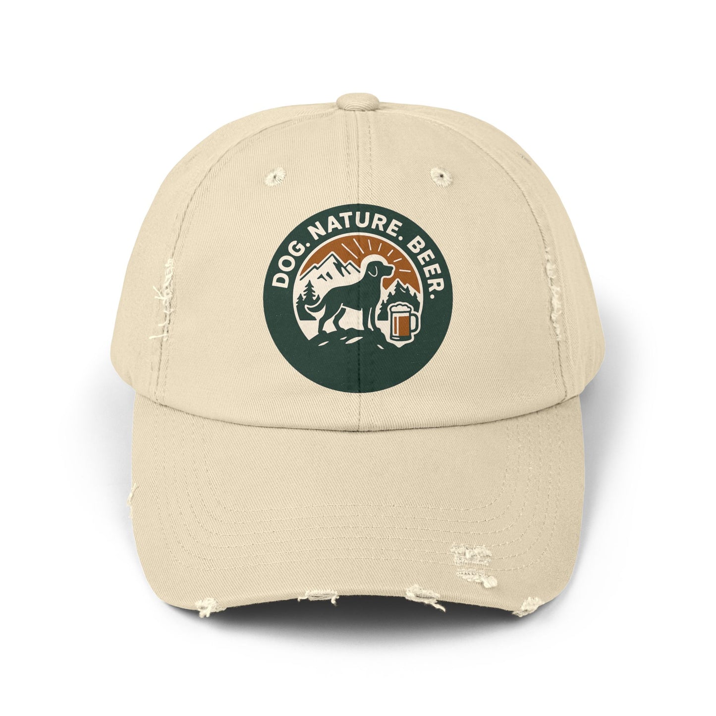 Faded Hat - Dog. Nature. Beer.