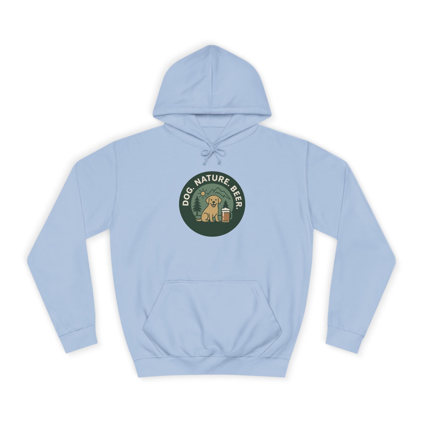 Dog. Nature. Beer. Hoodie