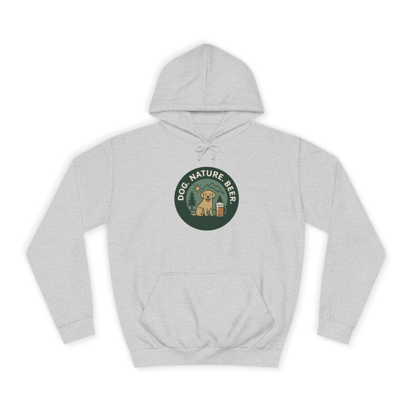 Dog. Nature. Beer. Hoodie