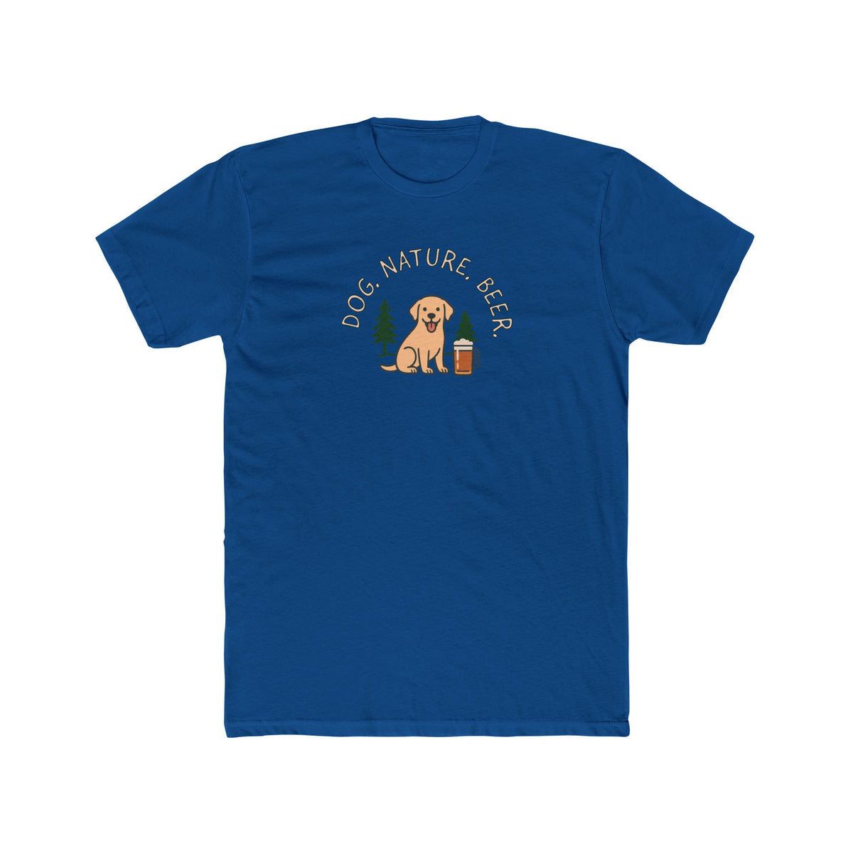 Golden Retriever Camper Tee - "Lake" Dog Graphic Camping T-Shirt